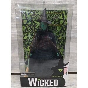 2018 WICKED ELPHABA Black Label BARBIE SIGNATURE DOLL MATTEL #FJH60 NRFB RARE D6